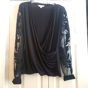 NWOT gorgeous black top!